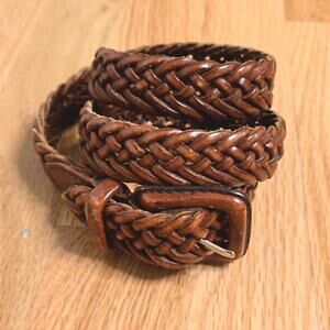 Ralph Lauren women's Braided leather belt size small